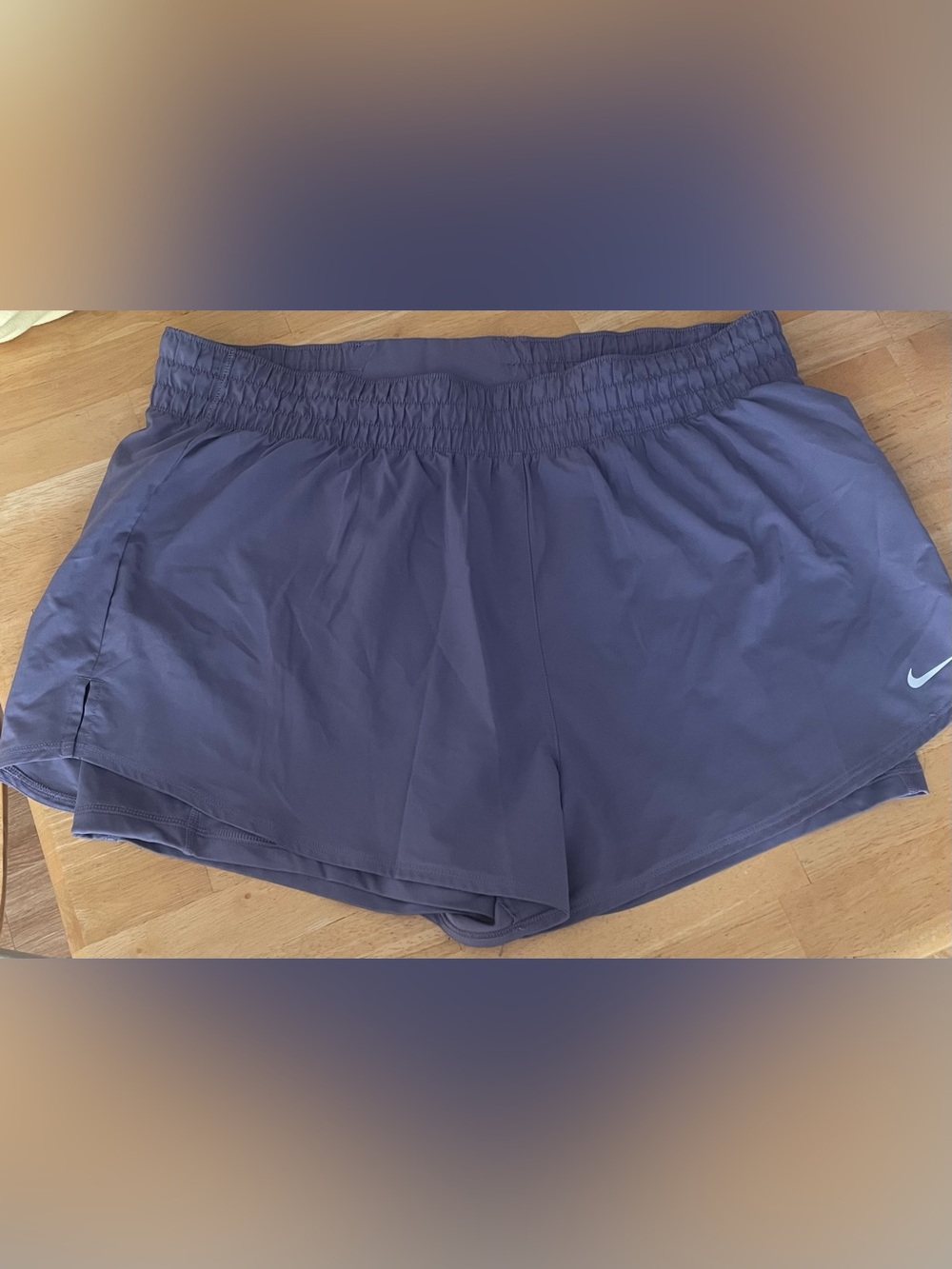 Nike Women’s Purple Athletic Shorts with Elastic Waist